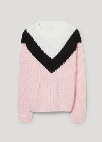 Розовый свитер для девочки 122-128 размер розовый 2051232 C&A