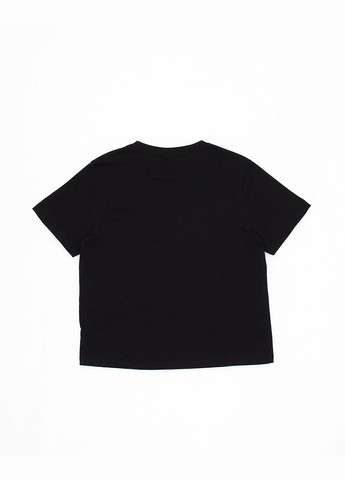 Чорна футболка basic,чорний з принтом, Noisy May