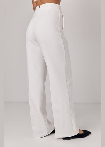 Класичні жіночі штани зі стрілками - червоний Lurex (300591741)