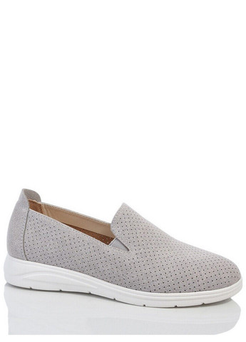 Серые кожаные слипоны sp0307-2 ITTS с абстрактным узором