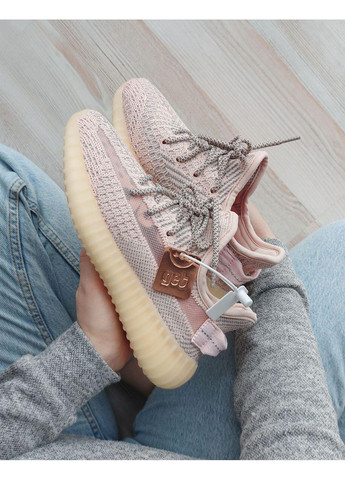 КРОСІВКИ ЖІНОЧІ ADIDAS YEEZY BOOST 350 V2 SYNTH 1 АДІДАС ІЗІ БУСТ No Brand рожеві демісезони (367168245)