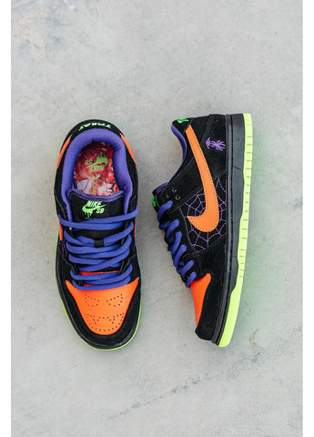 КРОСІВКИ ЖІНОЧІ NIKE SB DUNK LOW NIGHT OF MISCHIEF HALLOWEEN НАЙК СБ ДАНК No Brand комбіновані демісезони (367172644)