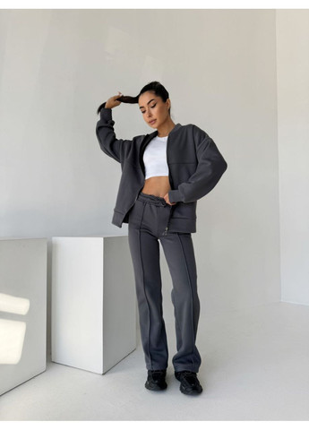 Костюм жіночий теплий штани палаццо і кофта без капюшона. В стилі зара No Brand (362244486)