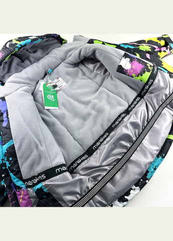 Чорна зимня куртка Marakas