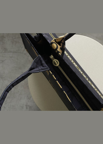 Сумка Диор шопер тканевый ВЕЛИКИЙ (темно-синий цвет) No Brand (322456177)