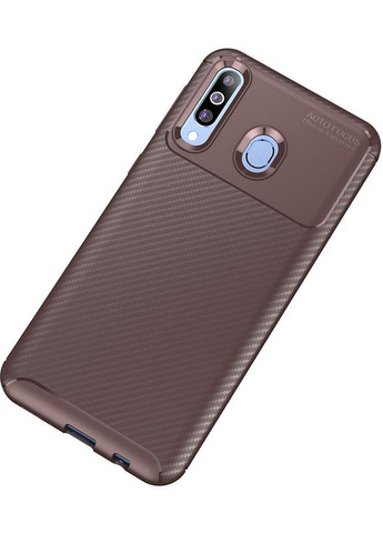 Чехол-накладка TPU Carbon Fiber 1,5mm Case Samsung Galaxy A40s/M30 Coffee Toto (301836544)