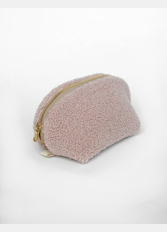 Косметичка женская TEDDY из искусственного меха розового цвета маленькая Органайзер Тедди женский меховой Miso (292578287)