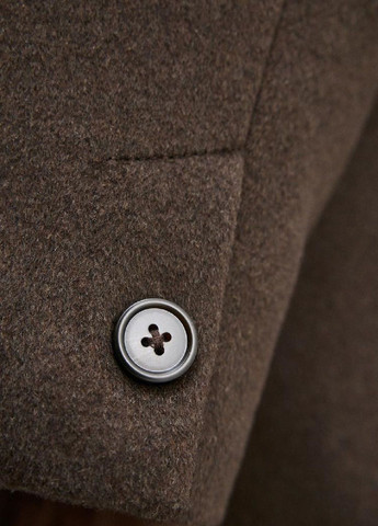 Коричневое демисезонное Пальто Zara