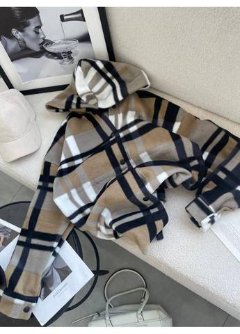 Коричневая рубашка No Brand