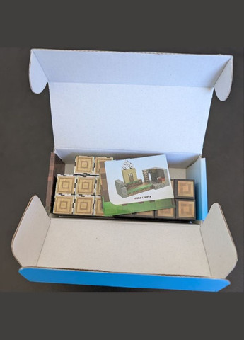 Детский магнитный конструктор Magnetic Block Майнкрафт 35 деталей Разноцветный (2104618515) No Brand (330243115)