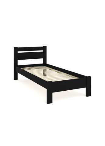 Кровать Невада бук 90х200 чёрный Fagus (303724144)