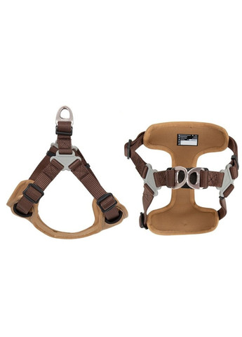 Шлейка для собак TLH5951 світловідбиваюча з м'якою підкладкою, регульована Коричневий, S Truelove (373444086)