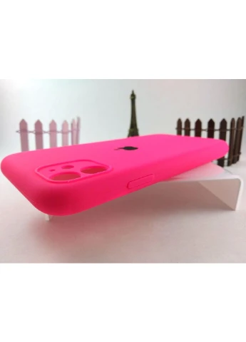 Чохол силіконовий на айфон 11 закритий низ, накладка для iPhone 11 SHINY PINK (38 колір) Silicone Case (396508045)