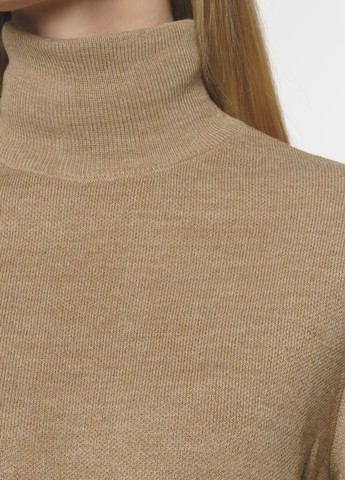 Бежевый зимний свитер женский бежевый Arber T-neck WDav WTR-153