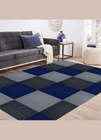 Самоклеюча плитка під ковролін темно-сіра 600х600х4,5мм SW-00001288 No Brand (316051083)