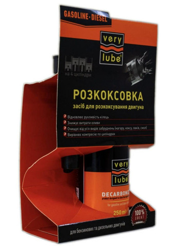 Антикокс Розкоксування поршневих кілець 250мл XВ 30033 VeryLube (364977672)