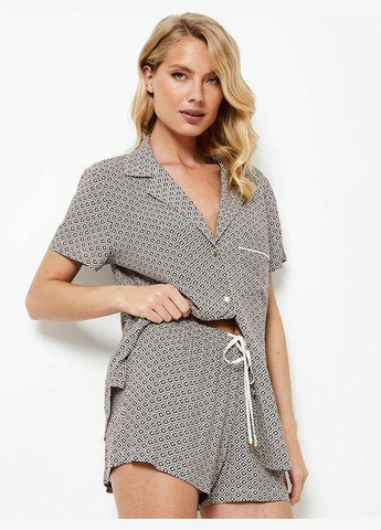 Комбінована всесезон піжама сорочка + шорти Aruelle