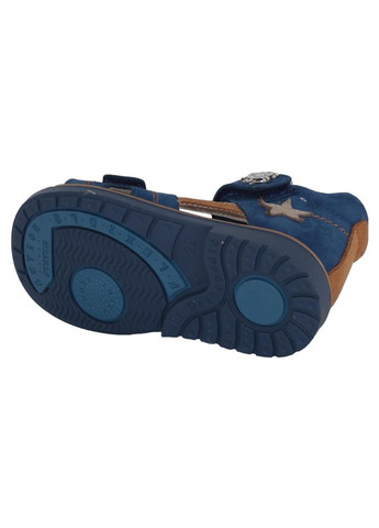 Cандалії 2001 для хлопчиків синьо-коричневі, нубук. Розмір Topitop (366875495)