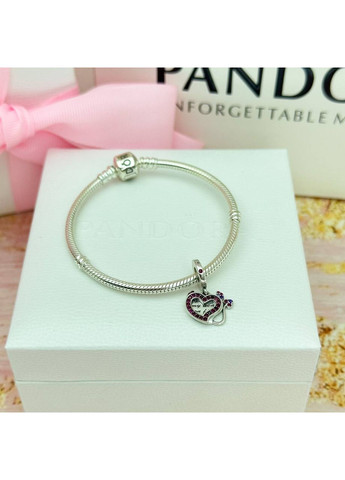 Серебряный шарм Пандора "Ты зажигаешь мое сердце" 792511C01 Kabluchka (355345900)