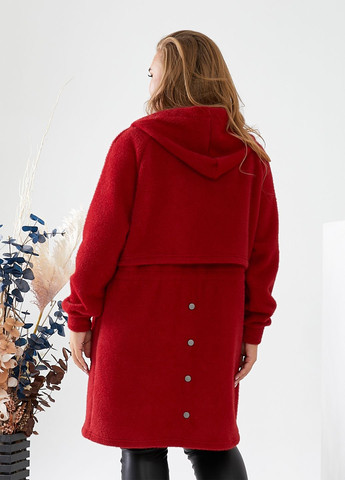 Красный демисезонный кардиган No Brand