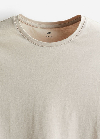 Бежевая футболка H&M