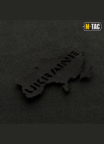 Нашивка Ukraine (контур) сквозная Laser Cut Black M-TAC (315047830)