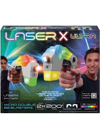 Ігровий набір Ultra Micro для лазерних боїв для двох гравців (87551) Laser X (323130105)