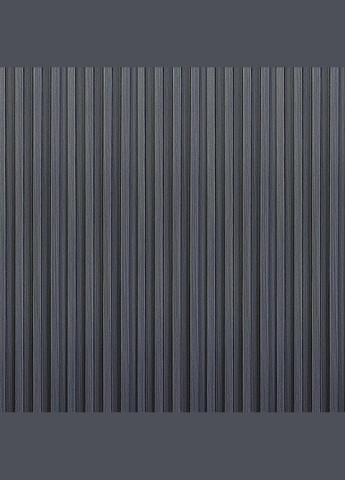 Декоративная стеновая рейка графит 3000*160*23мм (D) SW-00001529 Sticker Wall (300242219)