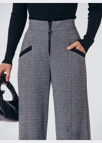 прямі штани сірого кольору на блискавці Dressa (307287561)