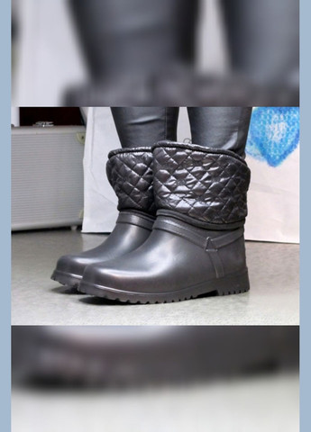 Дутики чорні короткі зимові з піни Viki Черевики (300150845)