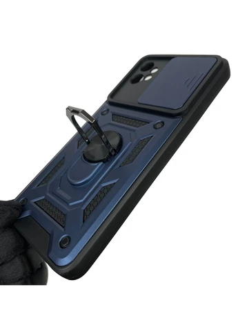 Чохол для Moto G32 PAUU0013RS броньований з кільцем зі шторкою на камеру на моторола г32 темно-синій rg1 Motorola (366019127)