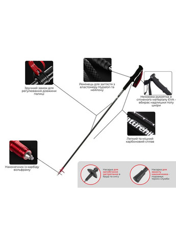 Трекінгова палиця ST10 NH19S010-T, 110 см, блакитна Naturehike (353504868)