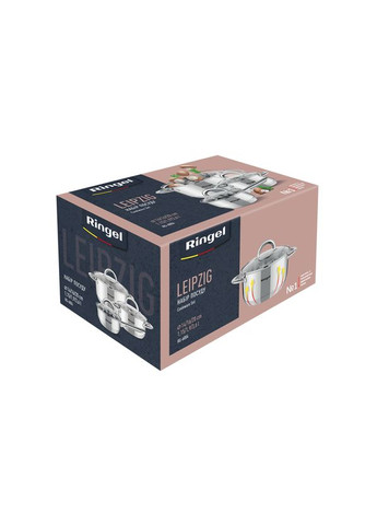 Набір посуду Leipzig 6 предметів RG-6004 Ringel (297707428)