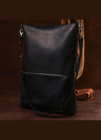 Стильна вінтажна сумка жіноча 16338 Чорний Shvigel (329149792)