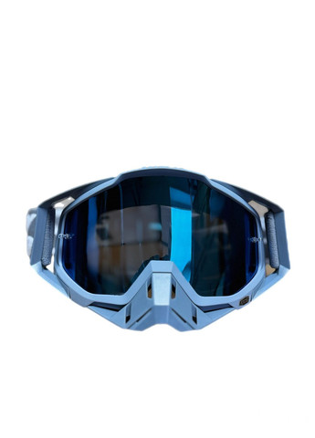 Мотошолом ендуро кросовий Helmet Red Bull + окуляри Profi Gray No Brand (371920998)