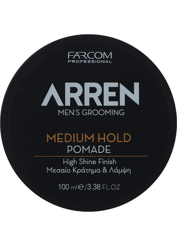 Помадка для укладання волосся середньої фіксації, глянцева Men's Grooming Pomade Medium Hold 100ml (2-952949) Arren (369792183)