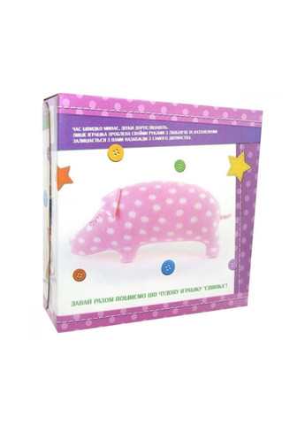 Набор для творчества шеем "Свинка" Strateg ип-07 размер игрушки 41х20 см No Brand (330602783)