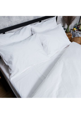 Комплект постільної білизни Бязь Gold Люкс «» Двоспальний 175х210 наволочки 2х70х70 (MS-820007357) Moon&Star White Glow (356112842)