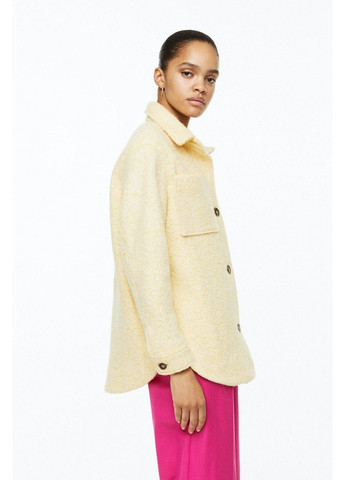 Желтое демисезонное Пальто пиджак H&M