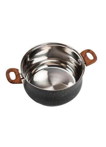 Набор посуды для приготовления из нержавеющей стали 10 предметов черный HP33530B No Brand (369478258)