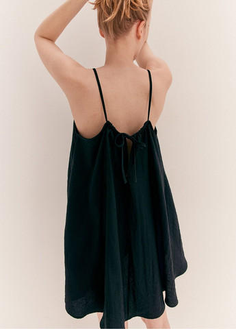 Чорна кежуал сукня H&M однотонна