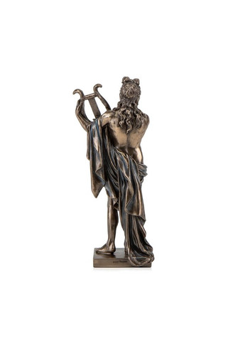 Статуетка Аполлон покровитель мистецтва 26х18х6 см 77708 бронзове напилення Veronese (302239421)
