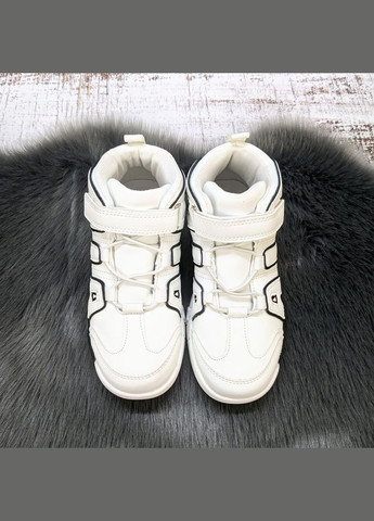 Белые демисезонные кроссовки детские Леопард