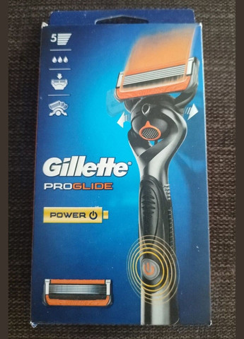 Бритва чоловіча ProGlide Power (1 станок 1 картридж 1 батарейка) Gillette (278773584)