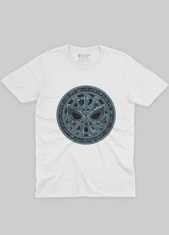Белая демисезонная футболка для мальчика с принтом супергероя - человек-паук (ts001-1-whi-006-014-088-b) Modno