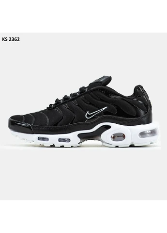 Белые демисезонные кроссовки мужские nike air tn max plus black white найк аир макс тн плюс белые No Brand