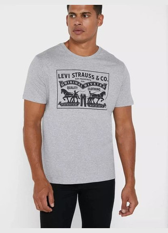 Сіра футболка з коротким рукавом Levi's