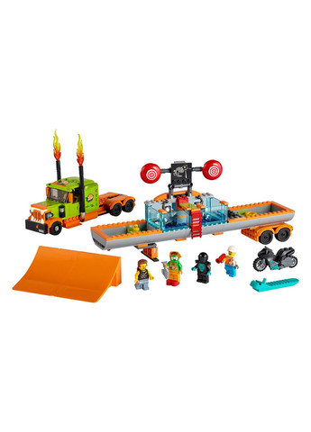 City Stuntz Грузовик для шоу каскадеров 420 деталей (60294) Lego (304055119)