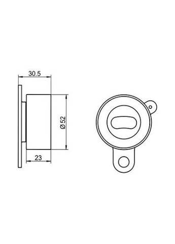 Ролик натяжний TOYOTA COROLLA (вир-во ) GT80010 GMB (366192605)