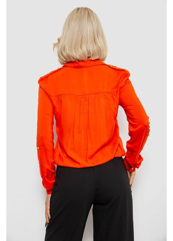 Сорочка жіноча однотонна, колір помаранчевий, 230R304-1 Ager (373018626)